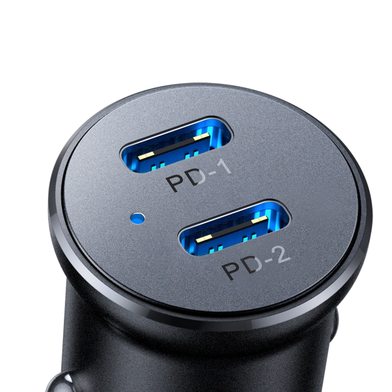 Chargeur de voiture Joyroom JR-CCN06, 30W, 3A, 2 x USB-C, Noir