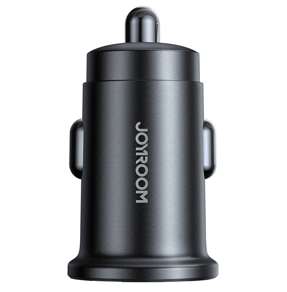 Autolader Joyroom JR-CCN16 Mini, 12W, 2.4A, 1 x USB-A - 1 x USB-C, Zwart