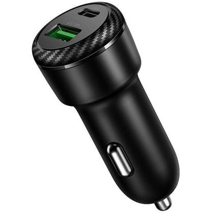 Auto-oplader McDodo CC-5970, 38W, 3A, 1 x USB-A - 1 x USB-C, Zwart