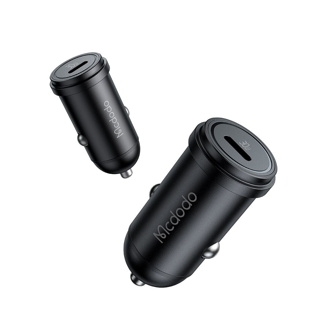 Auto-Ladegerät McDodo CC-7491 Obsidian, 30W, 3A, 1 x USB-C, Schwarz