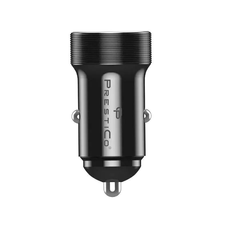 Auto-Ladegerät Prestico K2A, 20W, 3A, 1 x USB-A - 1 x USB-C, Schwarz