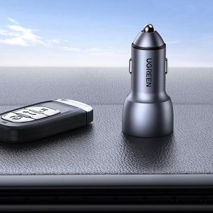 Autolader UGREEN CD213, 36W, 3A, 2 x USB-A, Grijs 