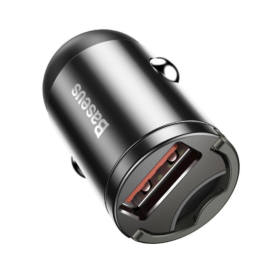 Chargeur Auto Baseus Star Mini, 30W, 3A, 1 x USB-A, Gris VCHX-A0G