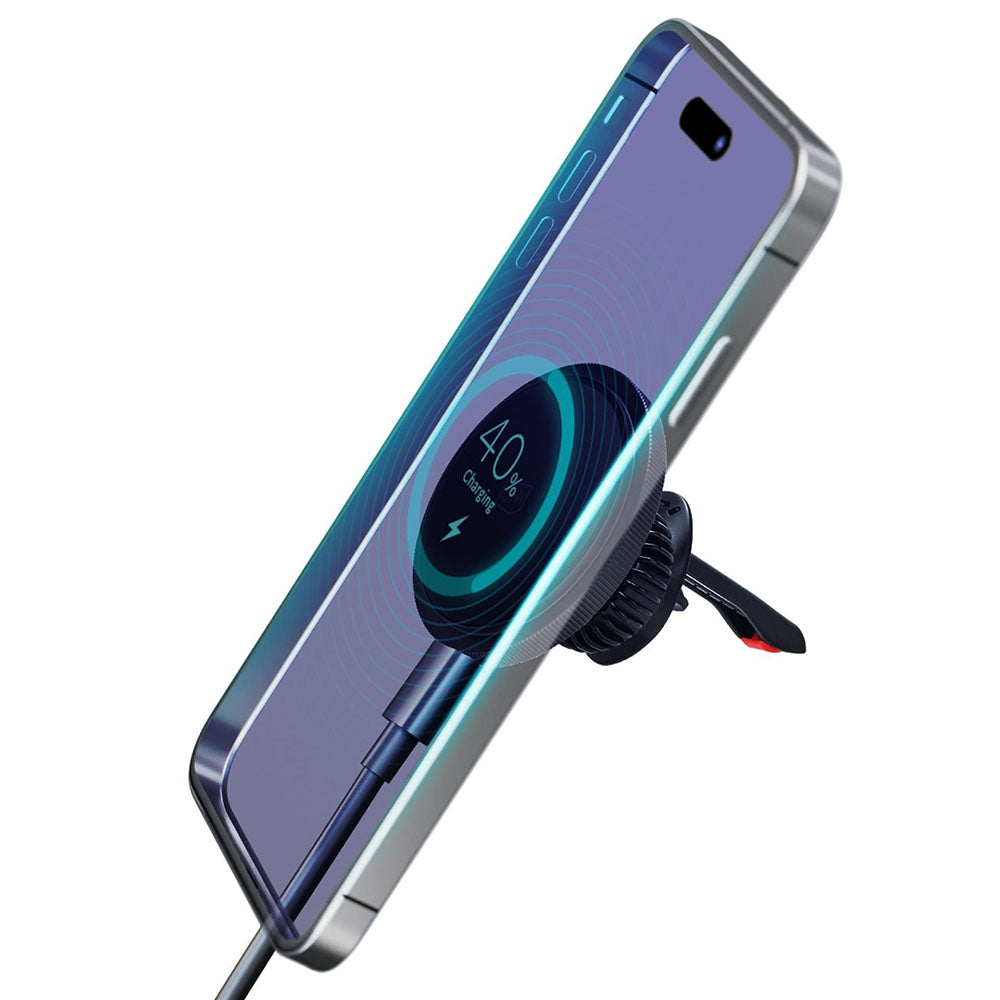 Draadloze Auto Oplader 3MK, 15W, 1.67A, Zwart