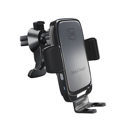 Draadloze Auto Oplader 3MK Drive&Charge, 15W, 1.67A, Zwart
