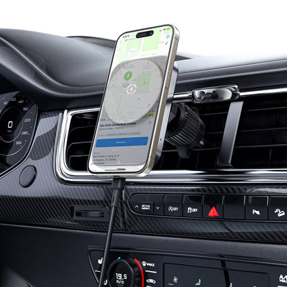 Acefast D18 2in1 Wireless Car Charger, 15W, 1.67A, Black
