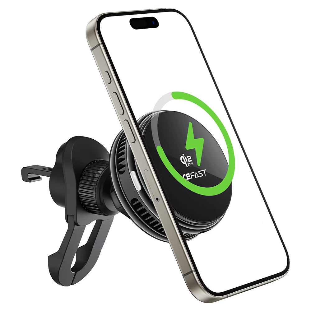 Acefast D66 Wireless Auto-Ladegerät, 25W, Schwarz