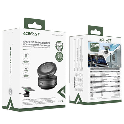 Auto Wireless Ladegerät Acefast E29, 15W, 1.67A, Grau