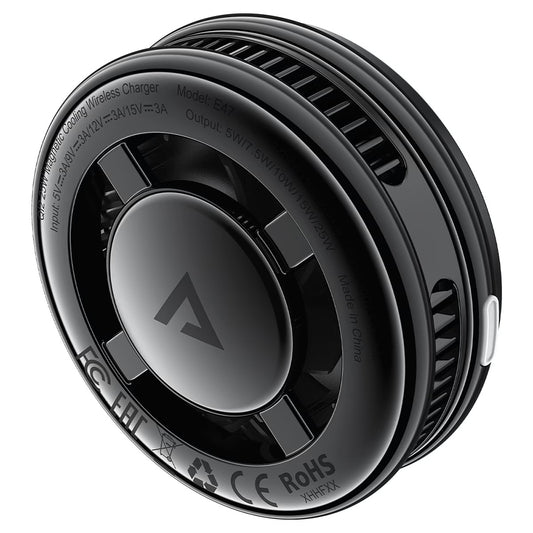 Acefast E47 2in1 Wireless Netzladegerät, 25W, Schwarz