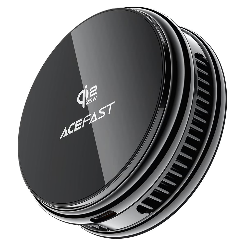 Acefast E47 2in1 Wireless Netzladegerät, 25W, Schwarz