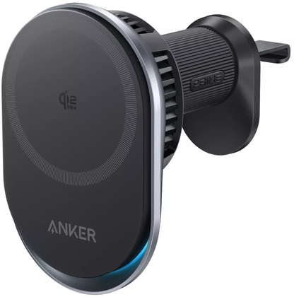 Anker Prime MagGo AirCool Draadloze Auto Oplader, 25W, Zwart B2933H11