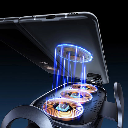 Draadloze Auto Oplader Baseus LightChaser, 15W, 1.67A, Zwart, Opnieuw verzegeld C40355901111-00