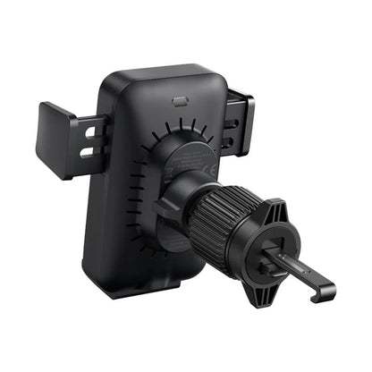 Baseus Wisdom Pro Vent Draadloze Auto Oplader, 15W, 1.67A, Zwart C40381501123-00