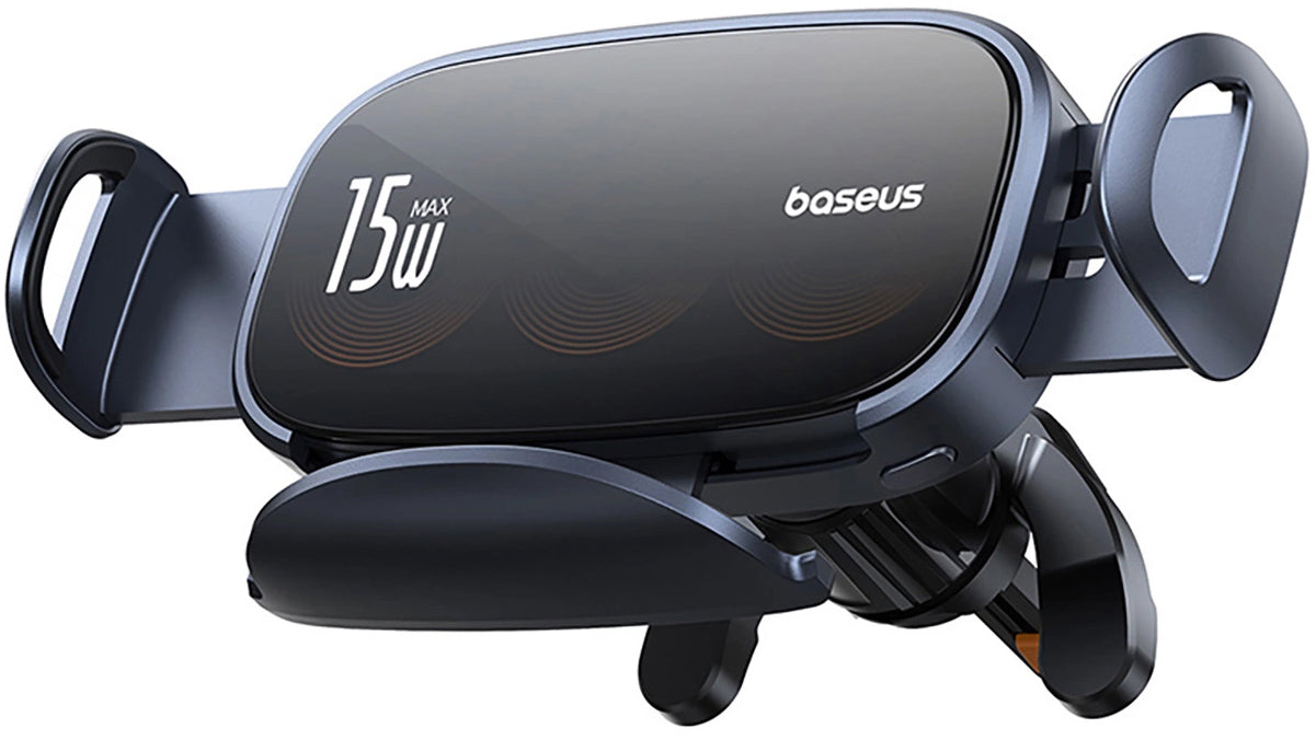 Draadloze Auto Oplader Baseus LightChaser, 15W, 1.67A, Zwart, Opnieuw verzegeld C40355901111-00