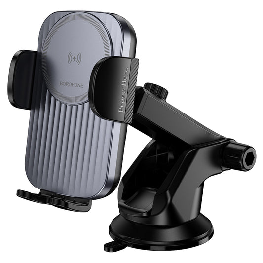 Kfz-Wireless-Ladegerät Borofone BH222 Leading, 15W, 1.67A, Schwarz