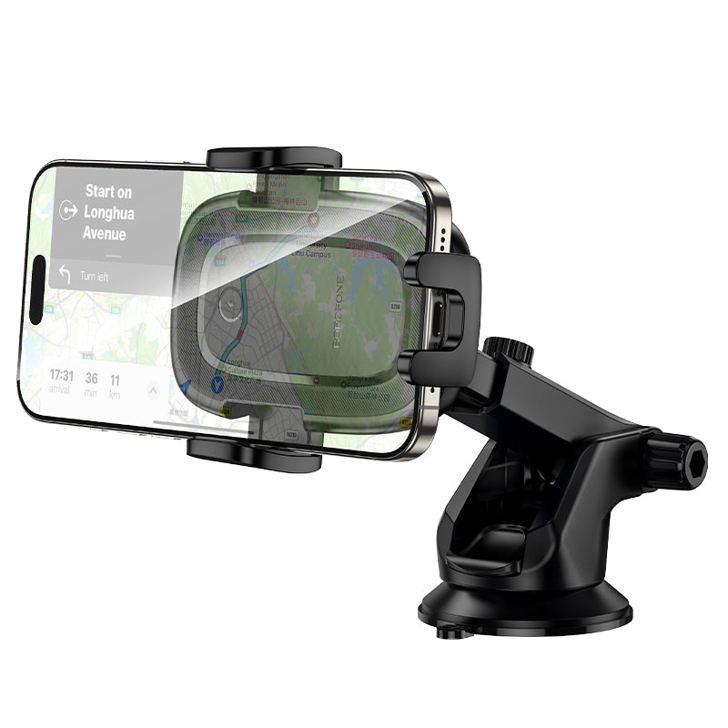 Kfz-Wireless-Ladegerät Borofone BH223 Follower, 15W, 1.67A, Schwarz