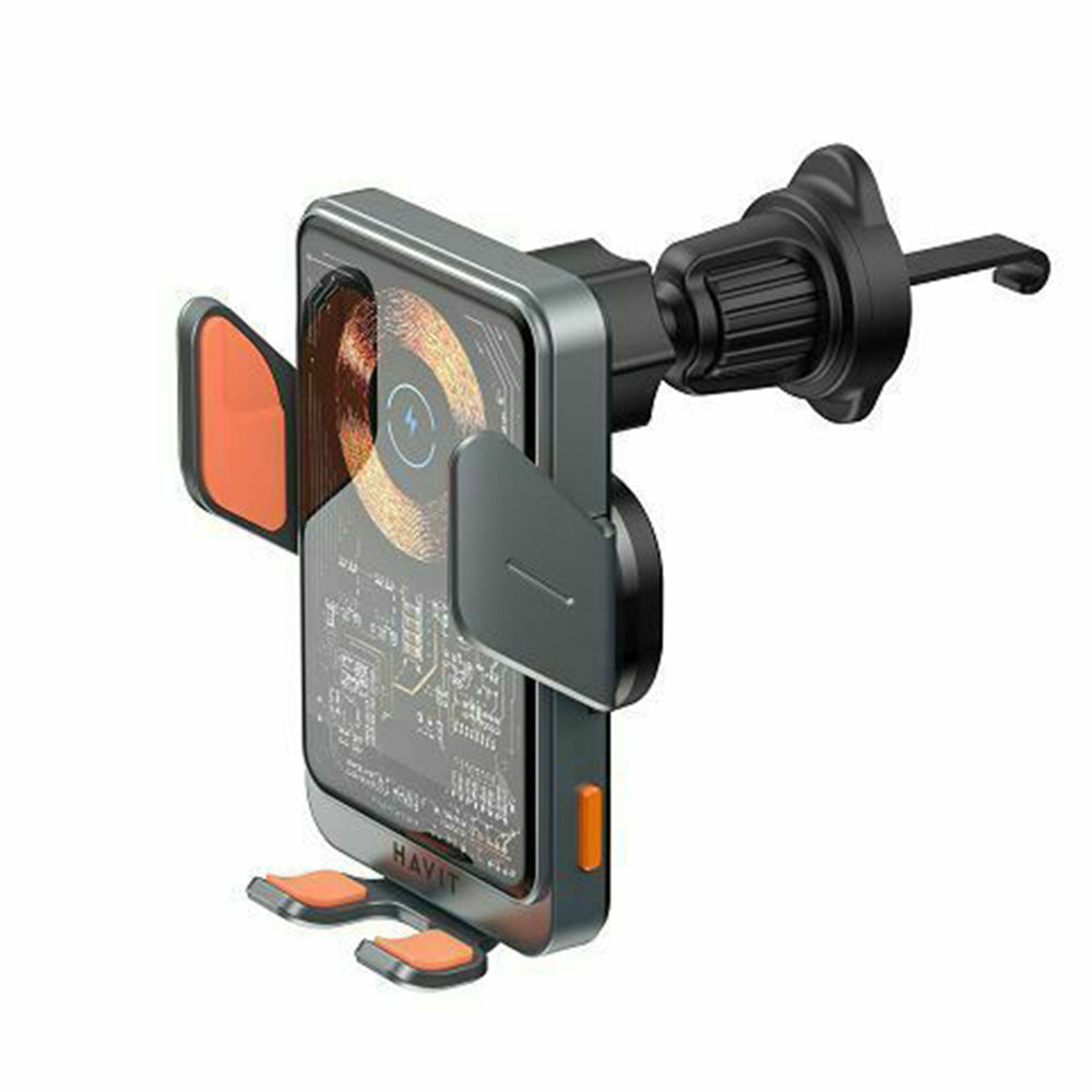 Kfz-Wireless-Ladegerät HAVIT W3033, 15W, 1.67A, Schwarz Silber