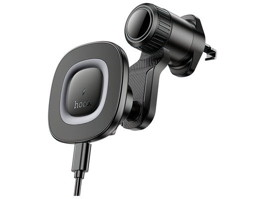 Chargeur Auto Sans Fil HOCO HW30, 15W, 1.67A, Noir