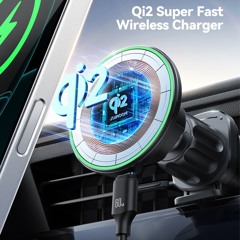 Kfz-Wireless-Ladegerät Joyroom JR-ZS412, 15W, 1.67A, Schwarz
