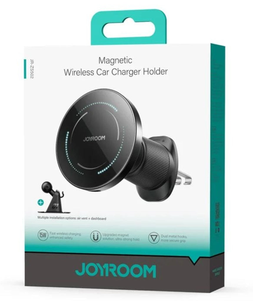 Kfz-Wireless-Ladegerät Joyroom JR-ZS502, 15W, 1.67A, Schwarz