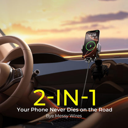 Draadloze Auto Oplader Lisen W605, 15W, 1.67A, Zwart YL0225030014