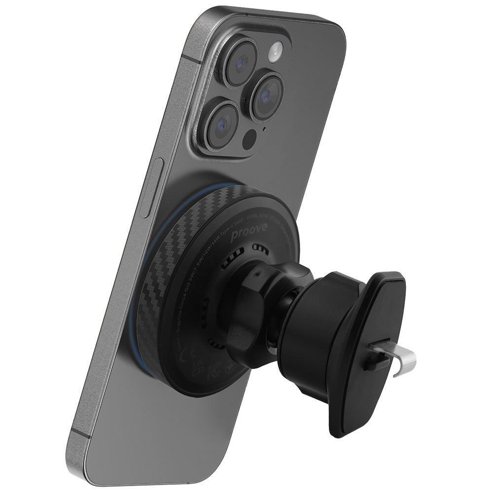 Auto Wireless-Ladegerät Proove Graphite Circle, 15W, 1.67A, Schwarz WHGC15010001