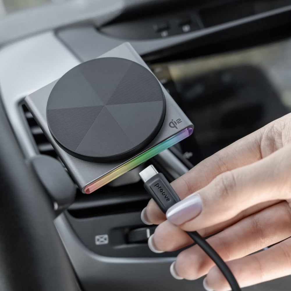 Kfz-Ladegerät Wireless Proove Neostorm, 15W, 1.67A, Grau WHNS15002003