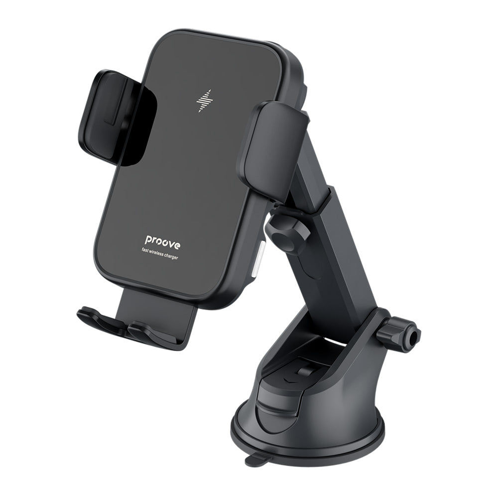 Auto Wireless Ladegerät Proove Triple Clamp, 15W, 1.67A, Schwarz WHTC15010001