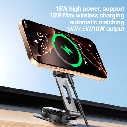 Draadloze Auto Oplader XO Design CX036, 15W, 1.67A, Zwart