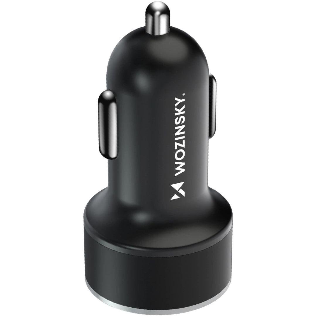 Autolader WZK WDCCAC, 36W, 3A, 1 x USB-A - 1 x USB-C, Zwart 
