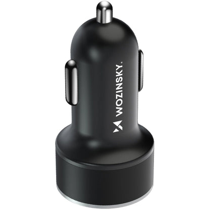 Autolader WZK WDCCAC, 36W, 3A, 1 x USB-A - 1 x USB-C, Zwart 