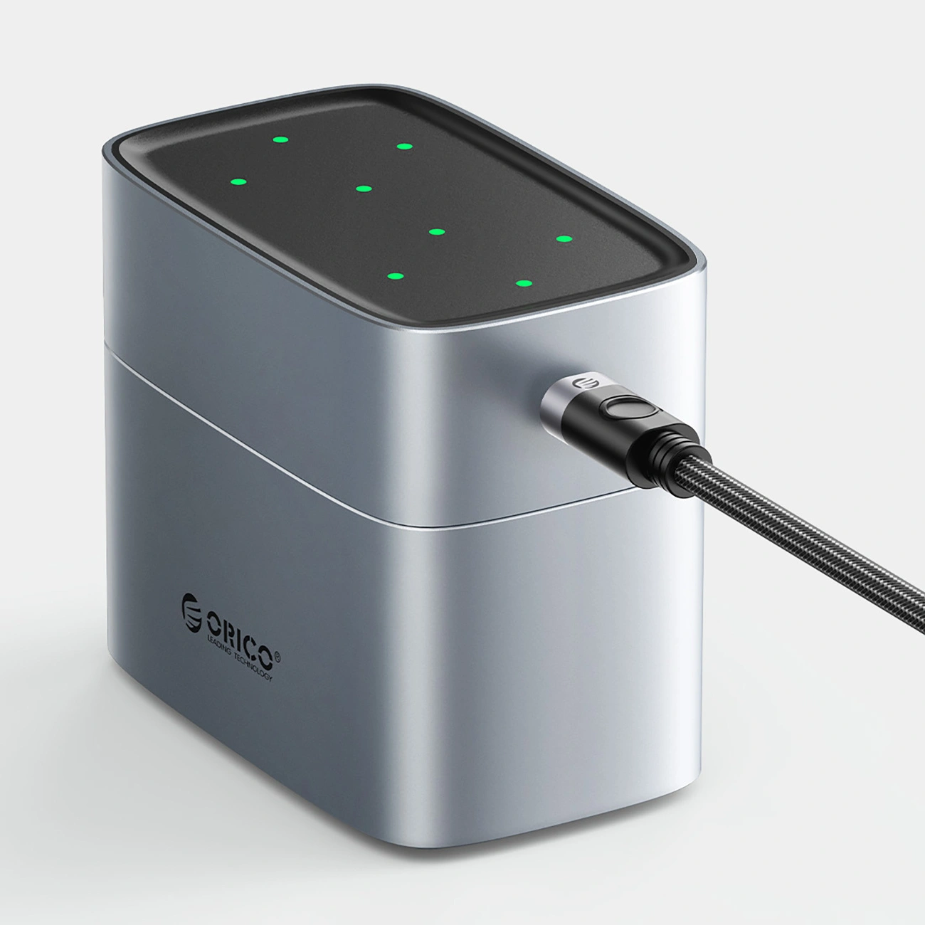 Chargeur de Batteries Orico EV8, AA, Gris