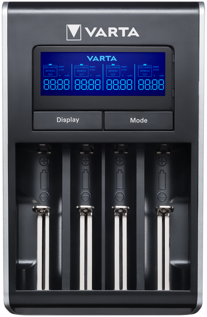 Chargeur de batteries Varta, AA / AAA, Noir