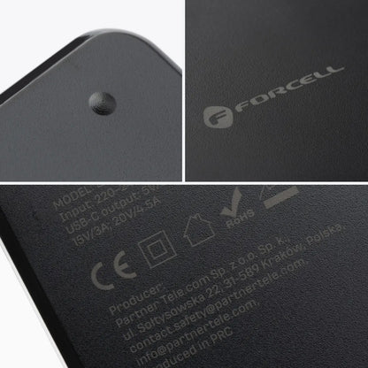 Chargeur Forcell F-Energy E856, 65W, Noir