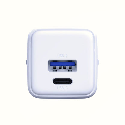 Netwerkoplader 3MK Hyper, 20W, 3A, 1 x USB-A - 1 x USB-C, Wit
