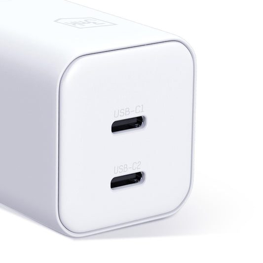 3MK Hyper Netlader, 45W, 2 x USB-C, Wit