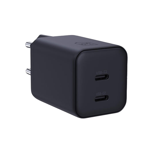 3MK Hyper Netlader, 45W, 2 x USB-C, Zwart