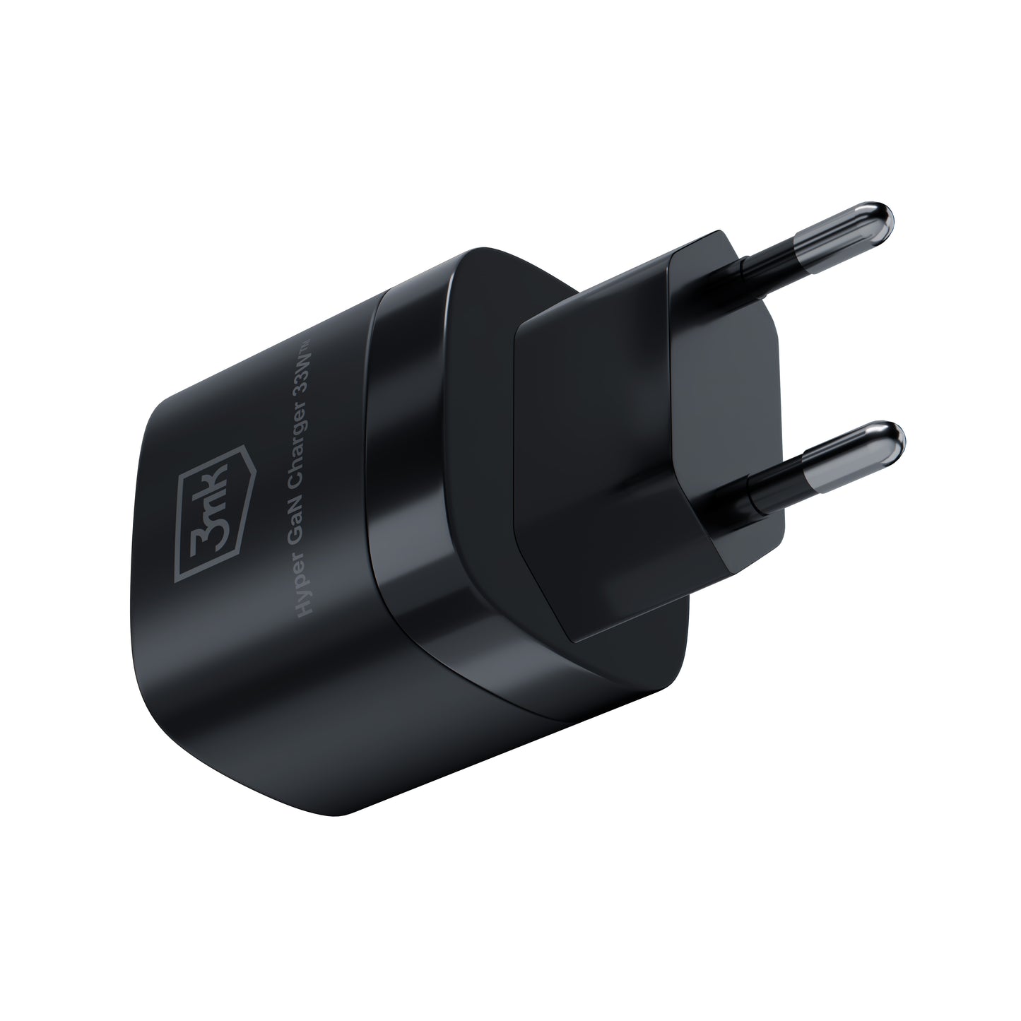 Netwerkoplader 3MK HyperCharger GaN, 33W, 3A, 1 x USB-A - 1 x USB-C, Zwart 