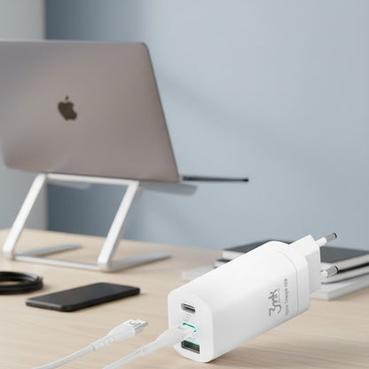 Netlader 3MK HyperCharger, 65W, 5A, 1 x USB-A - 2 x USB-C, Wit