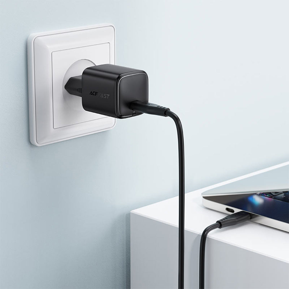 Netzladegerät Acefast A119, 45W, 3A, 1 x USB-C, Schwarz
