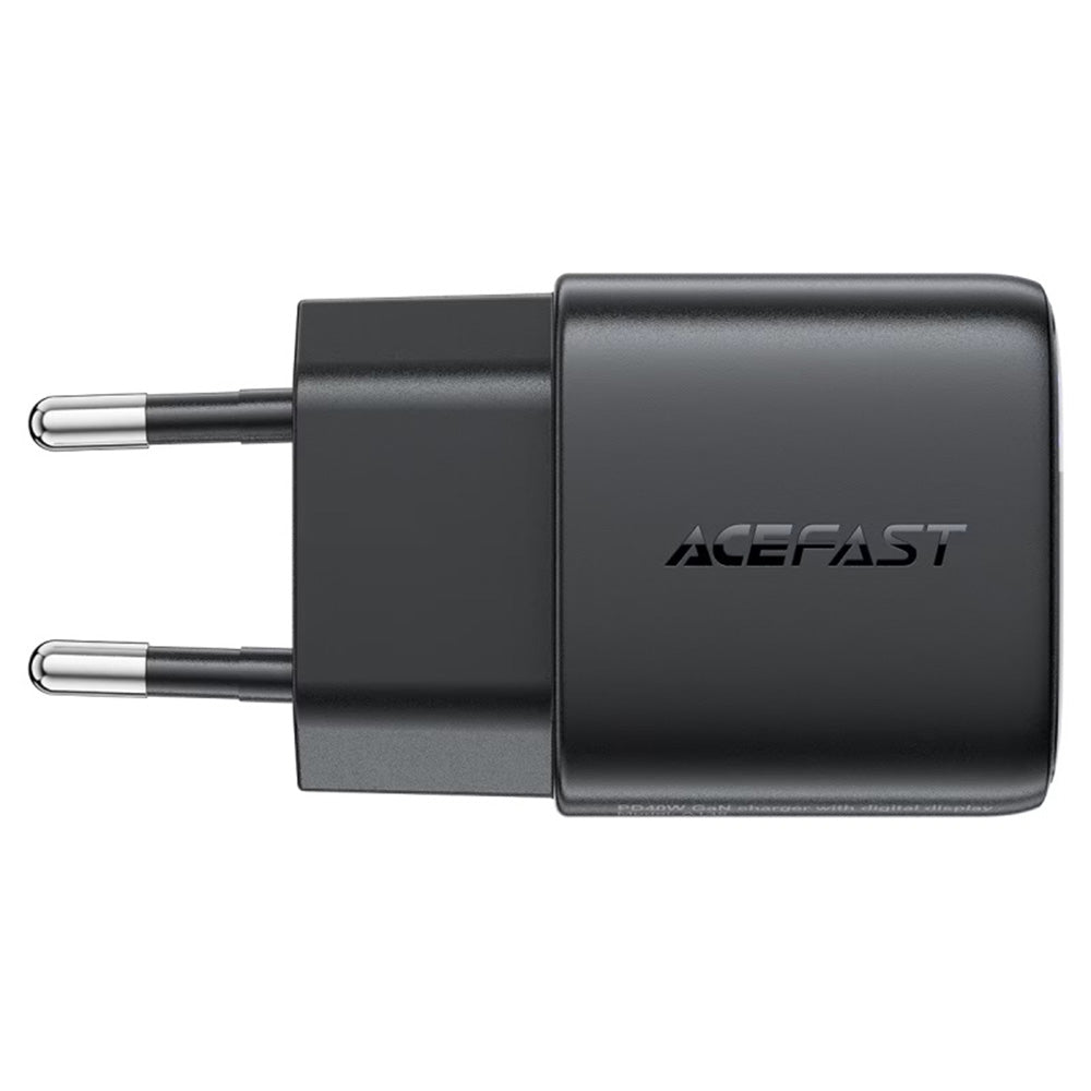 Chargeur Réseau Acefast A135 Display, 45W, 3A, 1 x USB-C, Noir