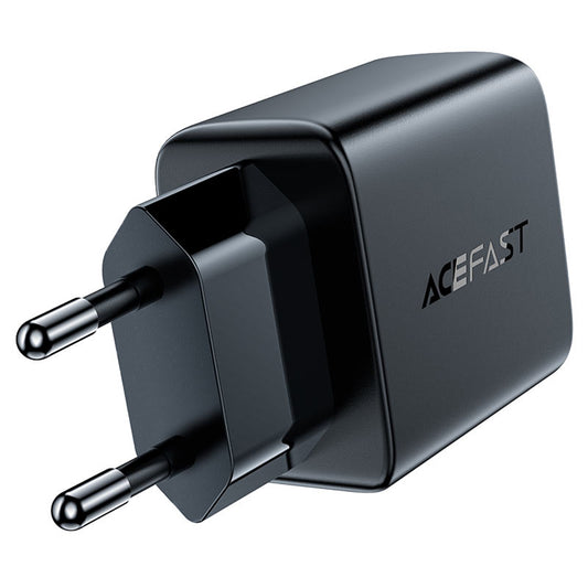 Netzladegerät Acefast A33, 18W, 3A, 2 x USB-A, Schwarz