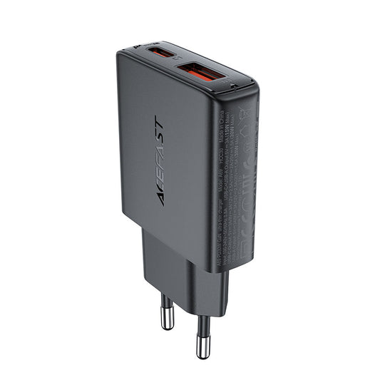 Netzladegerät Acefast A69, 30W, 3A, 1 x USB-A - 1 x USB-C, Schwarz