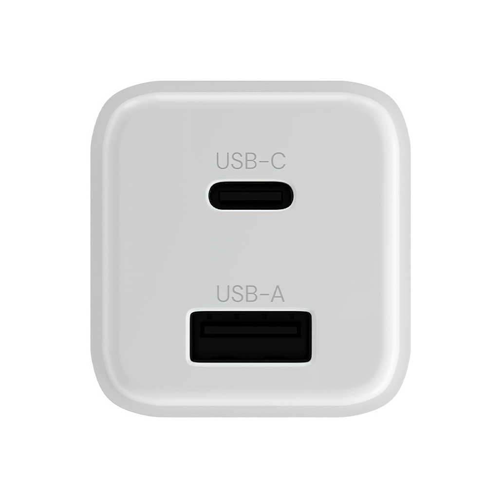 Allity Netwerkoplader. ATC-01-30WAC Mini, 30W, 3A, 1 x USB-A - 1 x USB-C, Wit