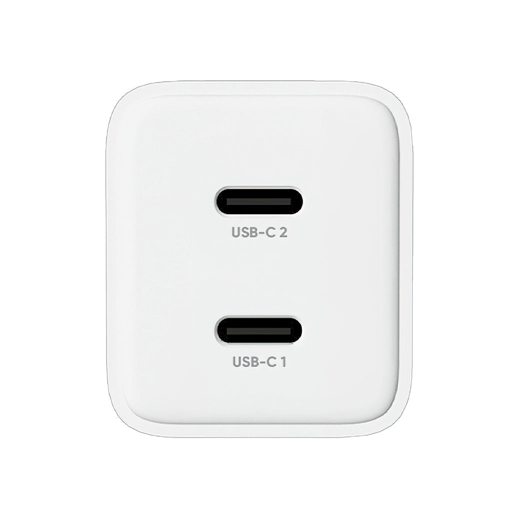 Allity Netwerkoplader. ATC-01-45WCC Fast, 45W, 3A, 2 x USB-C, Wit