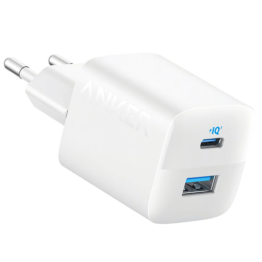 Chargeur réseau Anker 323, 33W, 3A, 1 x USB-A - 1 x USB-C, blanc A2331G21 