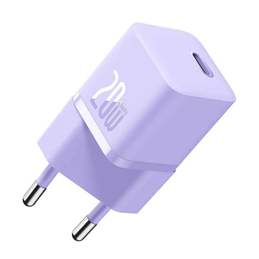 Baseus Netzladegerät, 20W, 3A, 1 x USB-C, Lila CCGN050105