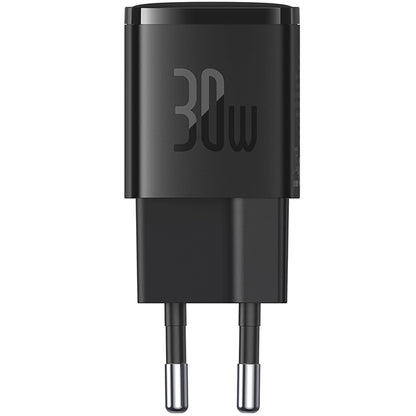 Baseus Cube Pro Network Charger, 30W, 3A, 1 x USB-C, Black CCXF000301