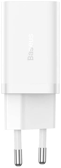 Baseus GaN5 Pro Netzladegerät, 40W, 3A, 2 x USB-C, Weiß CCGP180102