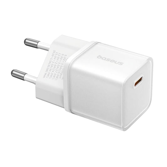 Baseus Chargeur réseau GaN5S, 20W, 3A, 1 x USB-C, Blanc P1016250503213-00 